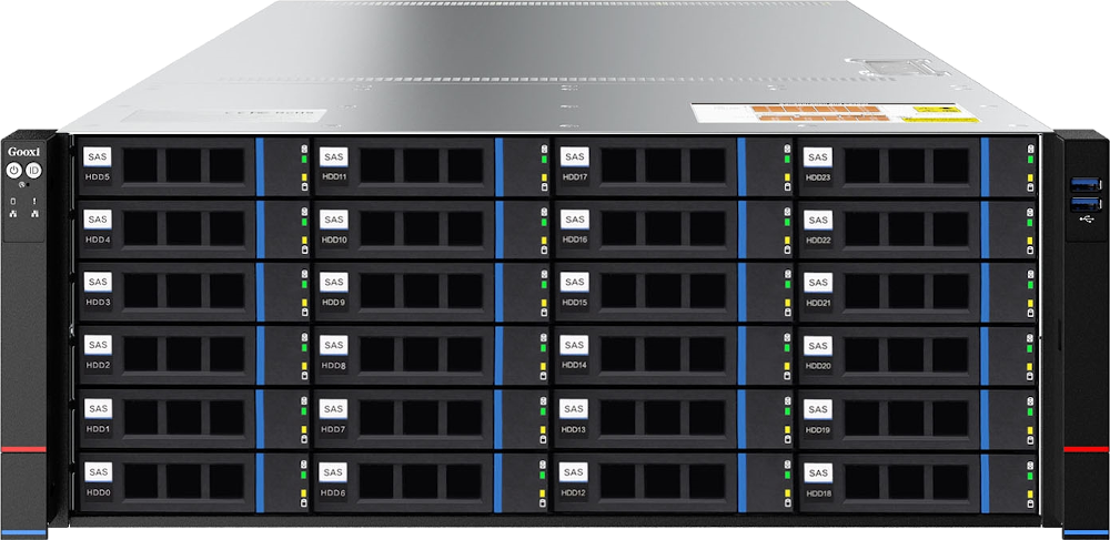Gooxi SR401-D36RE 4U Storage Server 36-bay front