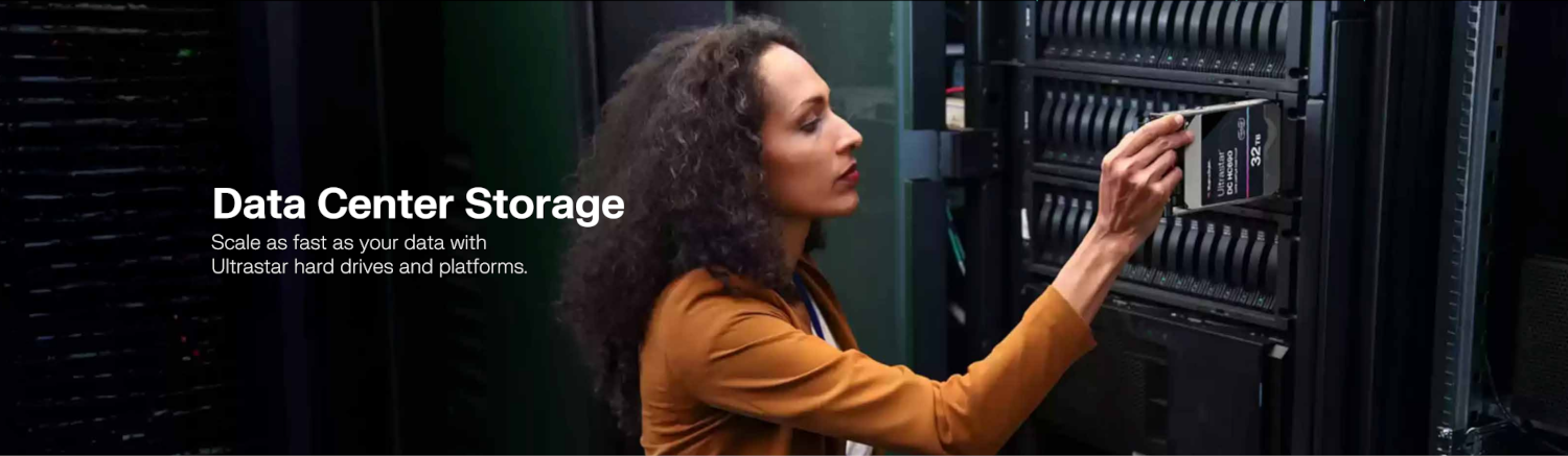 Western Digital Datacenter Overview Header
