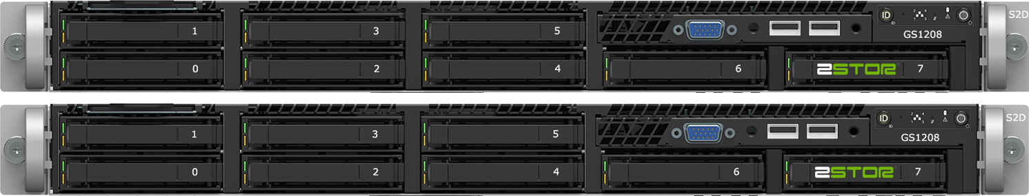 Zstor Azure Stack HCI Appliances NVME GS2N1208 2 Node Cluster Storage Server